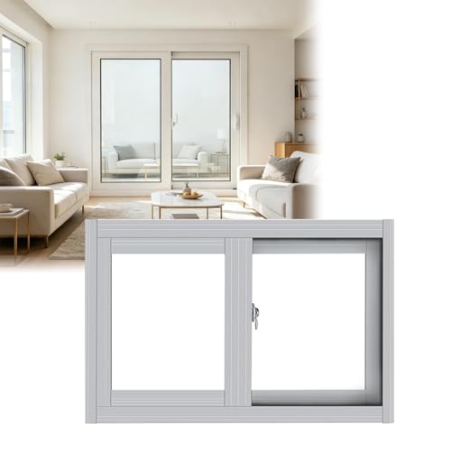 White Horizontal Sliding Window 37x22in for Sheds, Chicken Coops &