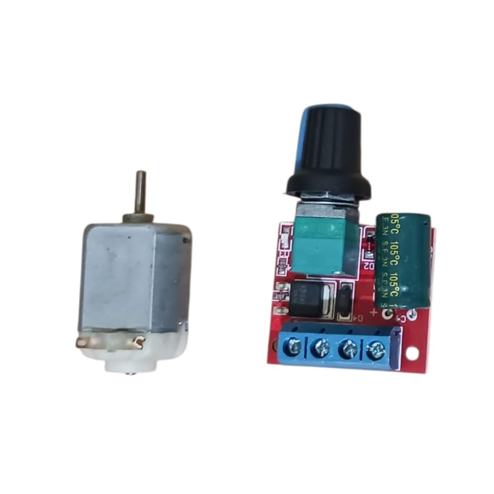 DC Motor with Speed Controller for School Science Projects, Electronics Learning Kit, STEM Education-image-22