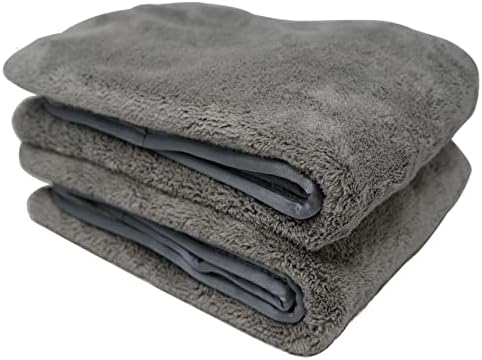 Platinum Quick Dry, Car Drying Towel. Dries Your Entire Vehicle in 90 Seconds. This Extra Large Towel is Scratch-Free, w/ Awesome Absorbency - Pack of 2 (25 1/2” x 36")
