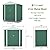 Patiowell 6x4 FT Outdoor Storage Shed, Garden Tool Storage Shed with Sloping Roof and Double Lockable Door, Outdoor Shed for Garden Backyard Patio Lawn,Green
