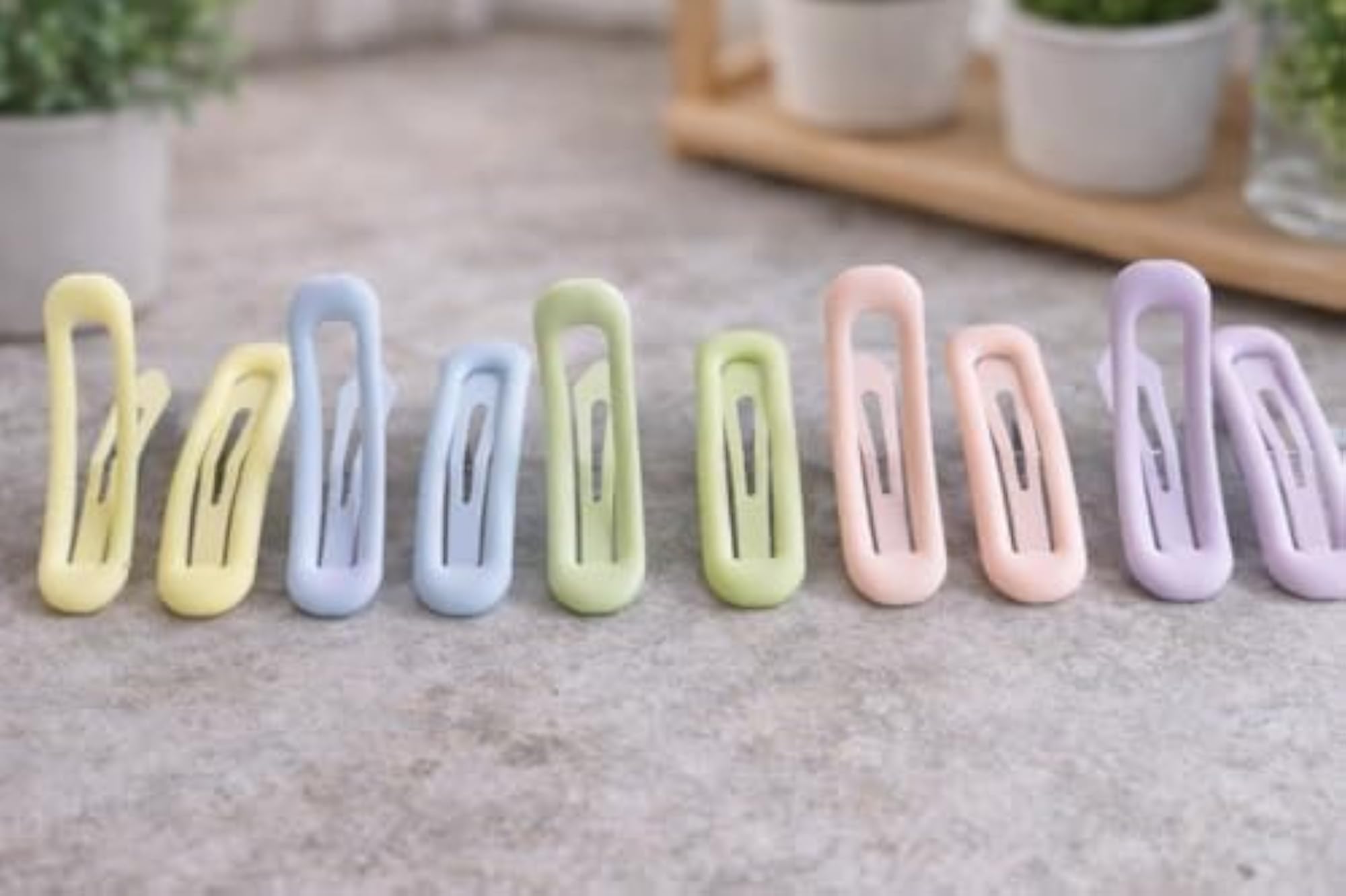 10pc Multicolor Hair Clip Set for Women & Girls