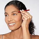 Tweezerman Stainless Steel Point Tweezer - Eyebrow Precision Tweezers, Facial and Ingrown Hair Removal (Signature Red) - Image 3