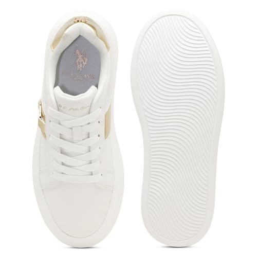 Image of U.S. Polo ASSN. Elowen Off White Light Weight Sneaker Shoes