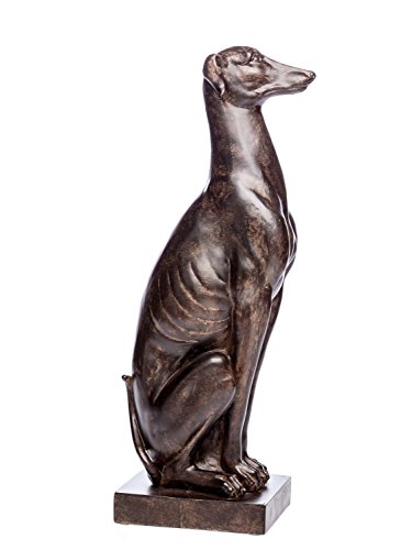 Preisvergleich Produktbild aubaho Skulptur Windhund 55cm Hund Jagd Jagdhund Garten Whippet Greyhound Garden