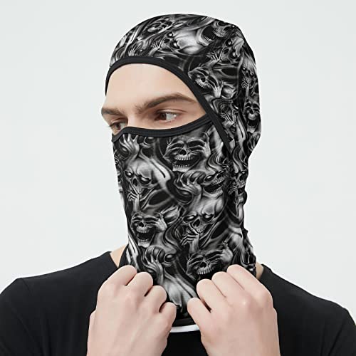 Image of Obacle Balaclava Face Mask Men Women for Sun Protection Motorcycle Fishing Raves