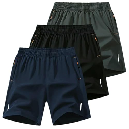 Short de gym et course à pied pour homme, tenue légère pour le sport d'été
