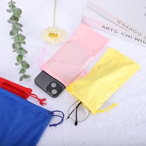 Image of PATIKIL Microfiber Glasses Bag, Sunglasses Pouch Eyeglass Bag Soft Sunglass Case with Eyeglasses Cleaning Cloth