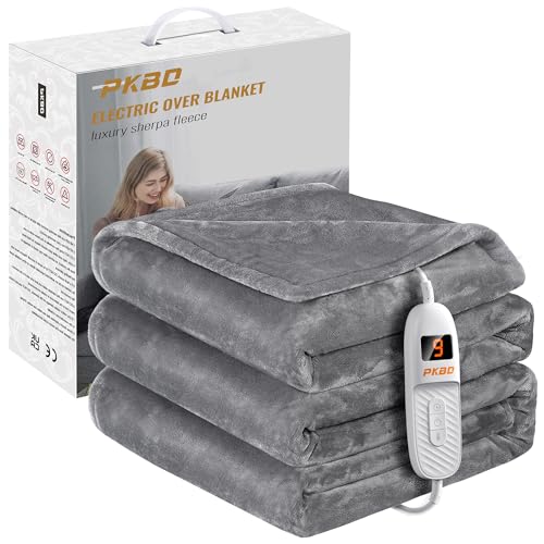 PKBD Heizdecke 190x130CM,Flanell Elektrische Wärmedecke mit...