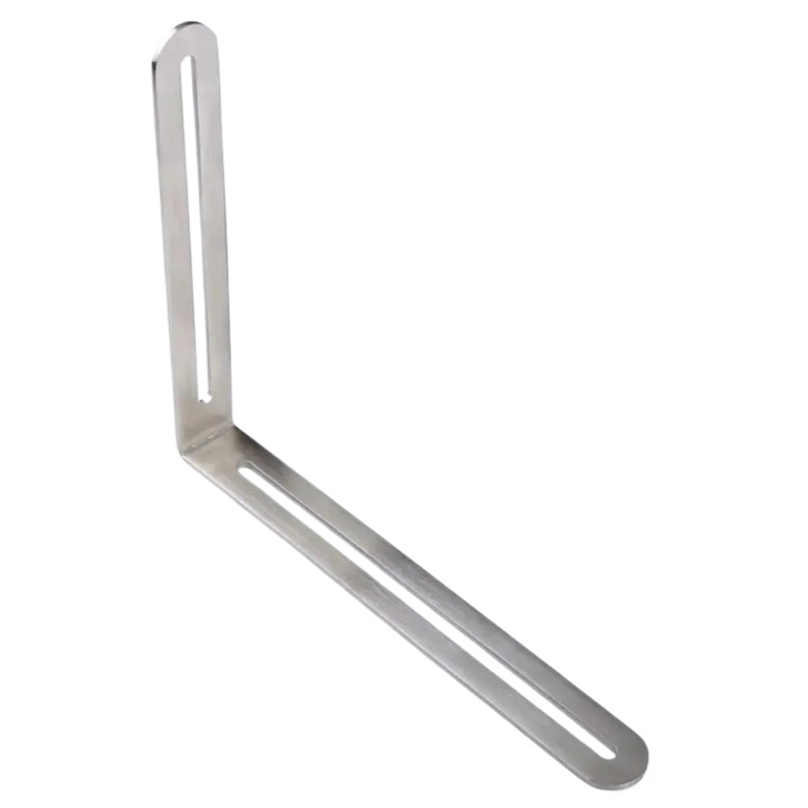 Btgyttkl 2Pcs 32X100x20mm Corner Braces Brackets 1/2Pcs Silver Stainless Steel 90 Degree L Bracket For Furniture Joint Fixing And Connection(2Pcs 32X100x20mm)