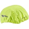 VAUDE Fahrradhelm Regenschutz in Rot – Fahrradhelmüberzug wasserdicht, winddicht & atmungsaktiv, Fahrradhelm Regenschutz reflektierend, umweltfreundlich wasserabweisend mit Eco-Finish