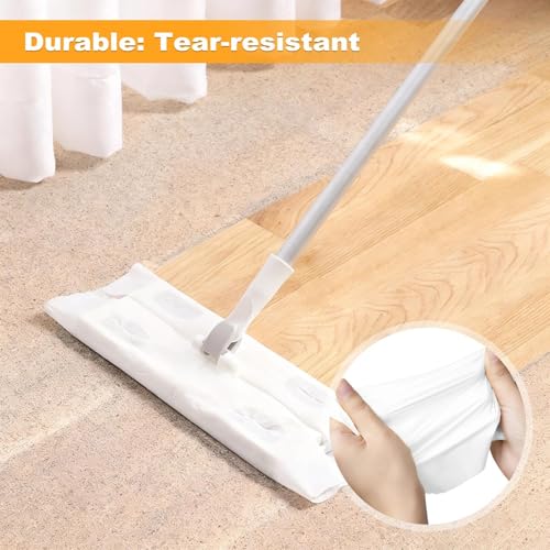 200Pcs Speed Mop Refill, Disposable Antibacterial Cleaning Dry Sweeping Cloths Pads | Dust Magnet Dry Wet Floor Wipes for Flash Speed Mop | Multi-Surface Kitchen Home - Image 3