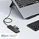 acer USB 3.0 Hub mit USB-C-Stromversorgung, Ultra Slim Typ-A Verteiler 4 Ports Multiport Adapter für PC, Laptop, Tastatur, Maus, HDD, MacBook Pro/Air, iMac, Surface Pro, macOS Windows Linux usw.-60cm