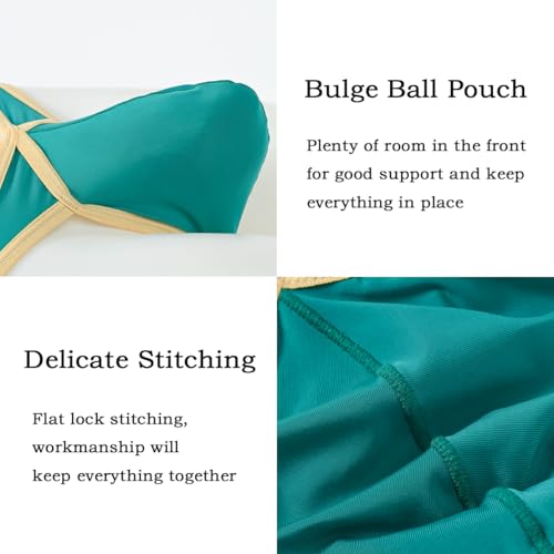 Men's T-Back Thong with Pouch Sexy Low Rise G String Underwear3