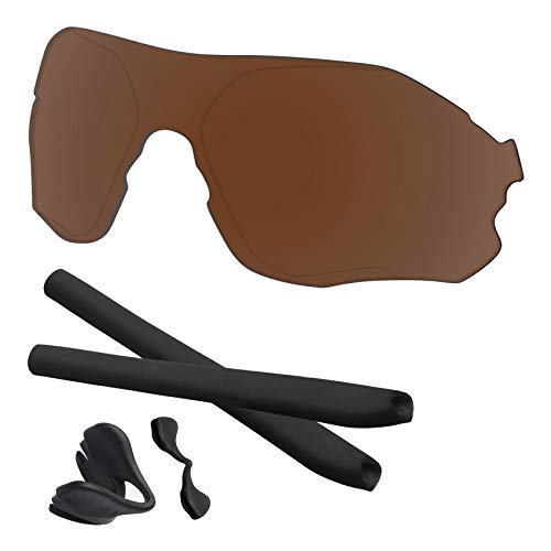 Image of EV Zero Range Lenses & Rubber Kits Replacement for Oakley Sunglass OO9327 Polarized