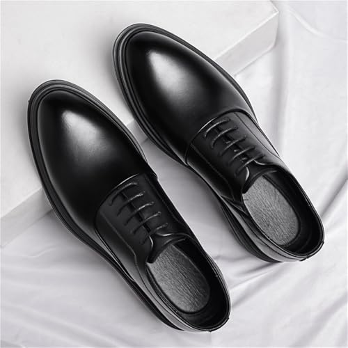 Men's Height Increasing Business Dress Shoes Casual All Season Shoes Trendy English Style Groom Wedding Shoes(6)2