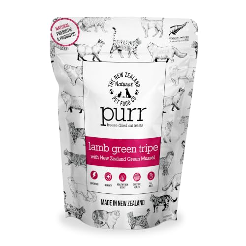 The New Zealand Natural Pet Food Co. Purr Lamb Green Tripe Freeze Dried