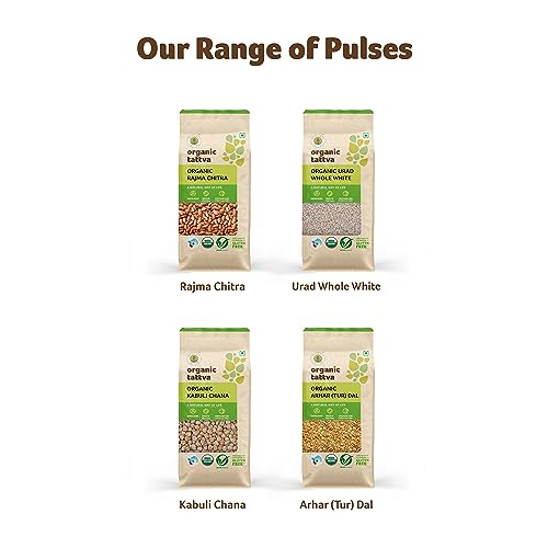 Image of Organic Tattva, Organic Roasted Chana Dal 500G | Roasted Bengalgram Dal | Rich in Protein | Naturally Gluten Free | Unpolished Dal | Pesticide and Chemical Free | Pack of 4