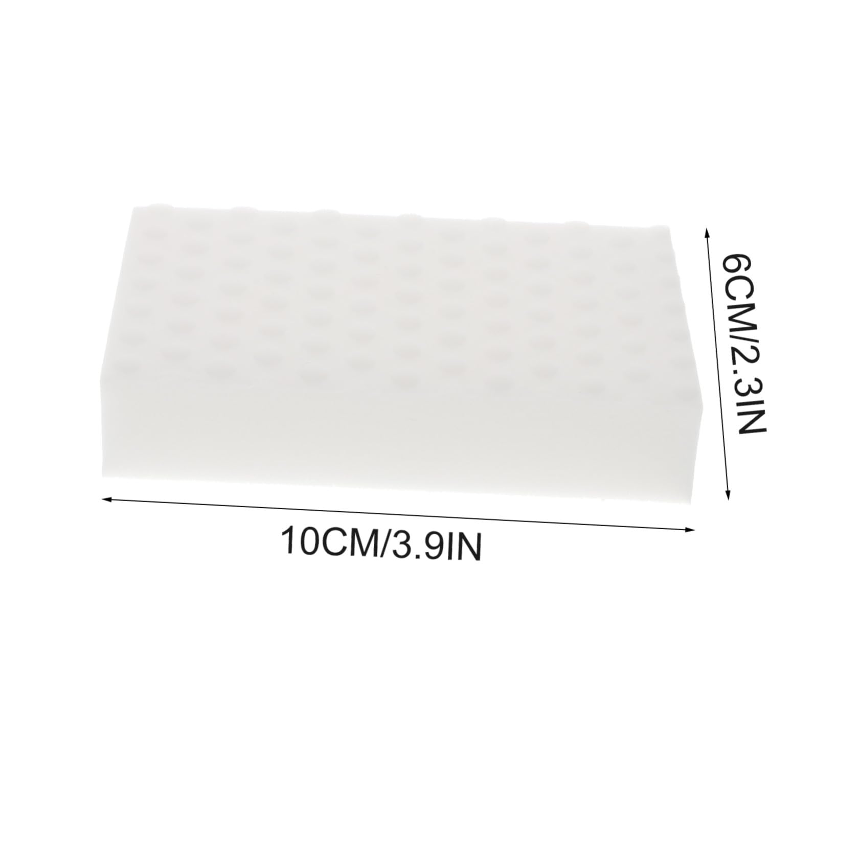 Mikikit Éponges de Nettoyage Ménager en Blanche, Souples Peluches Lot de 10 Cuisine et Vaisselle