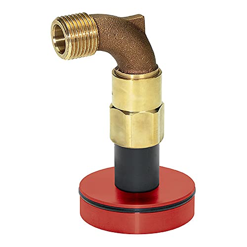 Underhill HoseTap Hose Adapter Connection with Brass Swivel ¾ Inch MHT or 1 Inch MHT, Compatible with Toro 1 ½ Inch Inlet Golf Sprinklers, HN-T150S