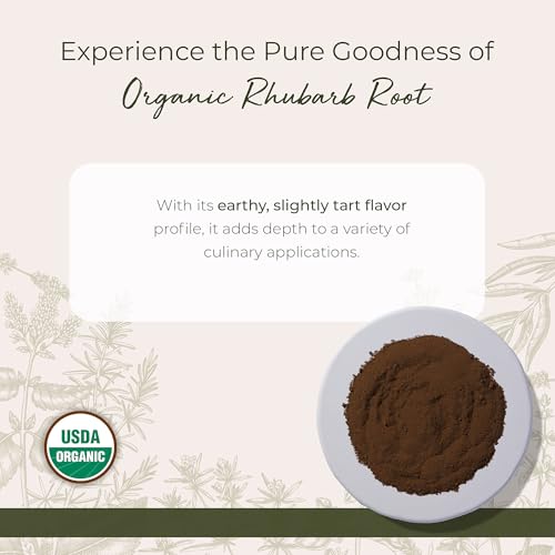 Image of Starwest Botanicals Organic Rhubarb Root Powder 4 Oz