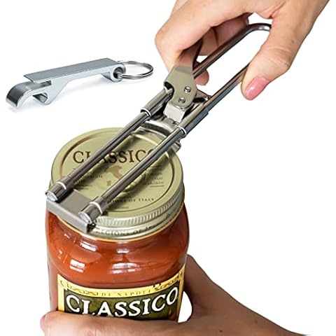 Oleex Jar Opener for Weak Hands with Keychain Bottle Cap Opener. Easy Jar Opener for Seniors with Arthritis or Kids Jar Openers. Jar Gripper Tight Lid Opener and Bottle Opener Kitchen Gadgets Cover