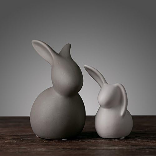 Ornamentesd The Living Room Furnishings Decorations Home Furnishing Creative Rabbit Tv Cabinet Ceramic Crafts Ornaments Wedding Gift Nordic Couple Rabbit