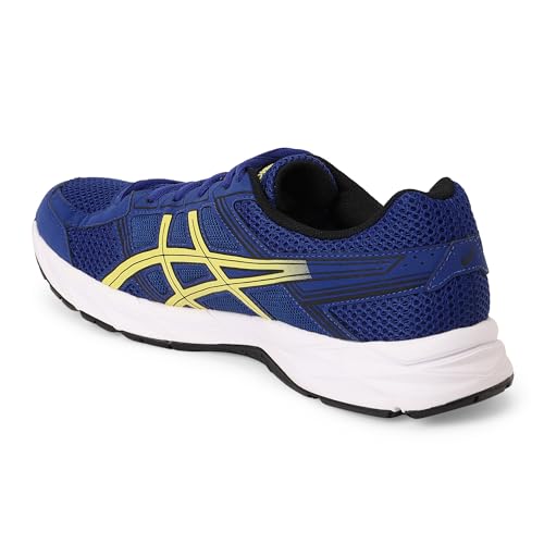 Image of ASICS Mens Gel-Contend 4B+ Monaco Blue /Glow Yellow Running Shoe - 8 UK (1011B141.415)