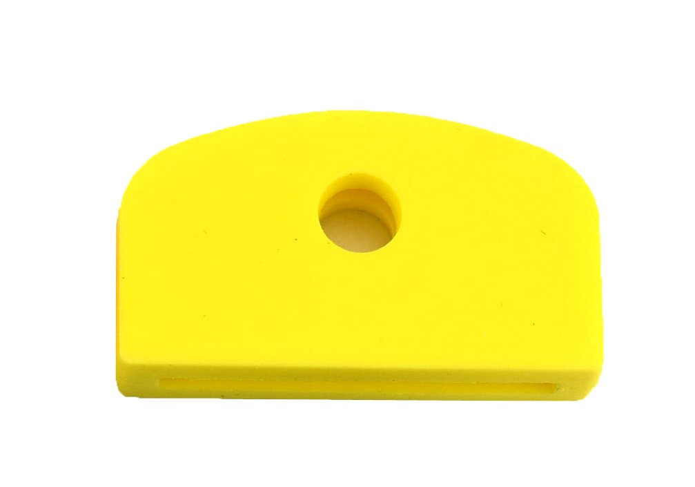 5 X Black Large Square Headed Identifying Key Caps For Yale Keys - Foto 9