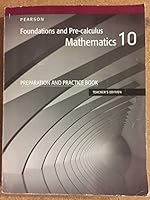 Foundations and Pre-calculus Mathematics 10 Workbook Teacher's Edition 0321610679 Book Cover