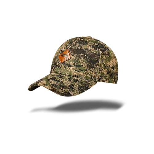 Casquette de chasse camouflage orange haute visibilité pour la battue