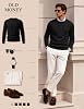 Suéter de cuello redondo para hombre COOFANDY, tejido casual, manga larga, ligero, tipo pullover 8