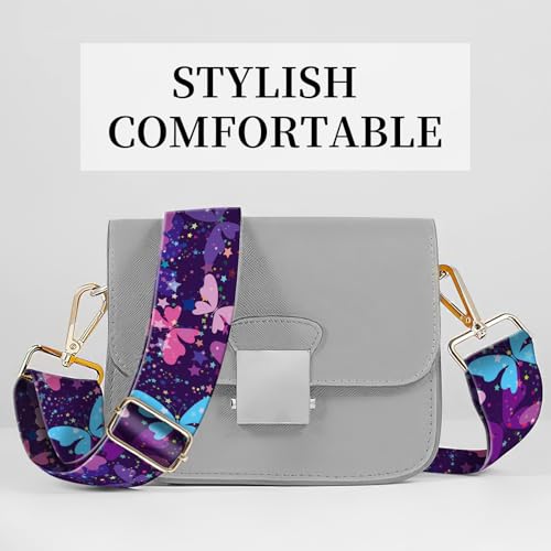 Image of Wide Purse Strap Replacement Crossbody, Funny Shoulder Strap Adjustable, Cute Bag Strap for Women Guitar Purses