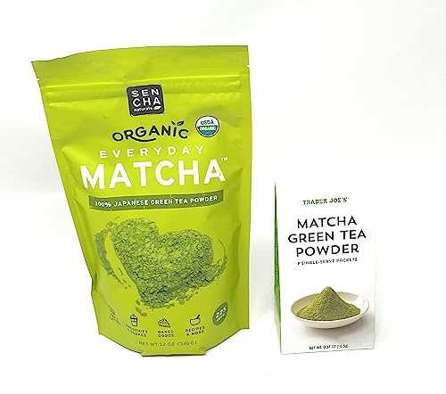 Té verde matcha en polvo set de 2 unidades