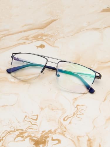 Image of Ted Smith Unisex Rectangle Prescription Eyeglass Frame