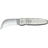 44006 Pocket Knife, Electricians Knife with 2-5/8-Inch Hawkbill Blade and Aluminum Handle