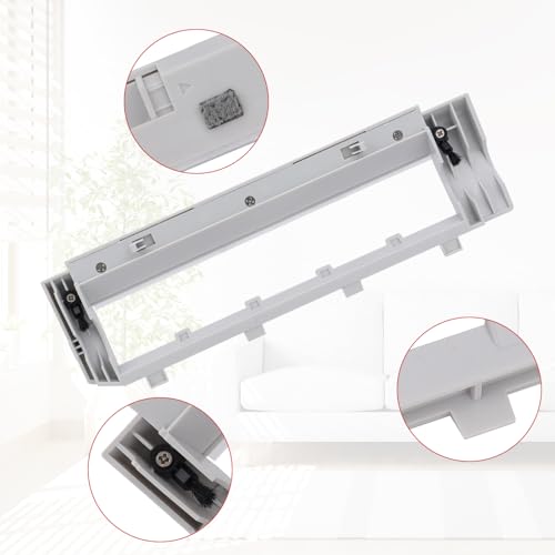 Image of Replacement Brush Guards Covers Back Cover for Roborock Q Revo, Roborock Qrevo MaxV, Roborock Qrevo S, and Q Revo Pro Robot Vacuum Cleaner - Main Brush Holder Accessories Parts(White)