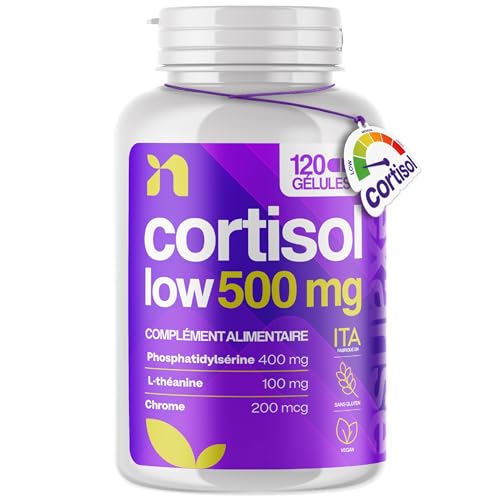 Cortisol Low 500 mg | 120 Gélules avec...