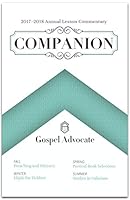 2017-2018 Annual Lesson Commentary Companion Gospel Advocate 0892256648 Book Cover