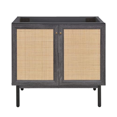 Image of Classe 36 inch Bathroom Vanity in Black Cabinet Only