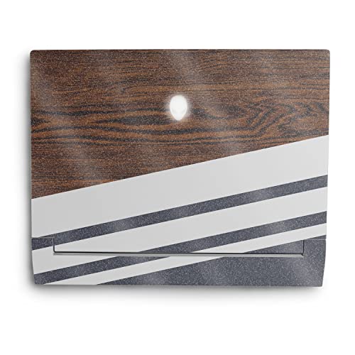MightySkins Glossy Glitter Skin Compatible with Alienware X14 (2022) Full Wrap Kit - Wood Formal | Protective, Durable High-Gloss Glitter Finish | Easy to Apply & Change Styles | Made in The USA