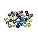 ZHHOOHAG Mosaico Pietra Piastrelle di Mosaico di Vetro Trasparente 100g Perline Piatte Rotonde per Arti Artigianali Artigianato Pietre di Vetro Decorative Tessere Mosaico (Color : Clear Mixed)