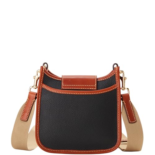Dooney & Bourke Handbag, Pebble Turnlock Messenger 20 | Caramel4