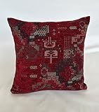 Kelim Muster Kissenbezug Kelim Muster Kissenbezüge Ethnische Stoff Kissenbezüge Orientalische Kopfkissen Boho Tribal Kissenhülle Dekokissen Türkischer Sofakissen Zierkissen (60 x 60 cm)