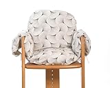 Der Sitzverkleinerer mit separatem weichem Polster, die extra dicken Seitenpolster und die hohe Rückenlehne bieten einen sehr guten Halt und besten Sitzkomfort. In individuellem und liebevollem Design handgefertigt, passt er sowohl auf die Geuther- und Herlag-Hochstühle.