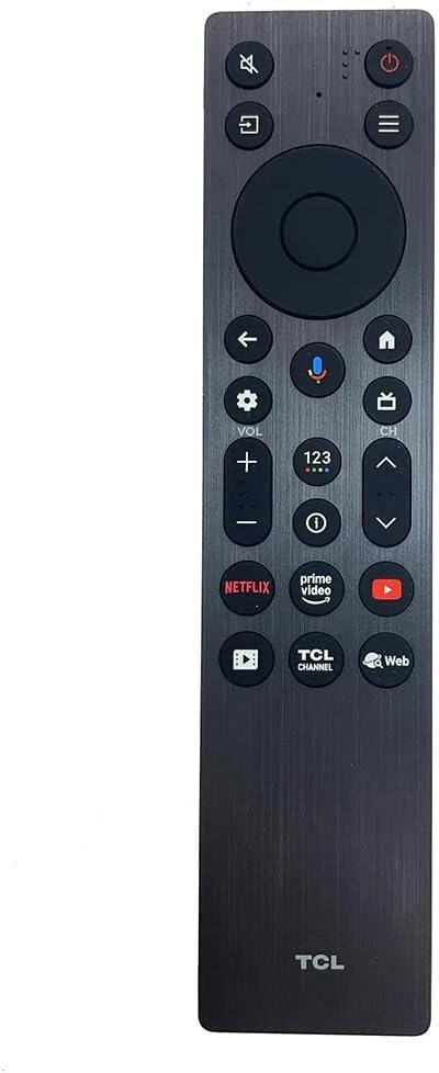 NTQinParts Voice TV Remote Control Controller Replacement for TCL 65QM8K 65-Inch, 75QM8K 75-Inch, 85QM8K 85-Inch, 98QM8K 98-Inch QM8K Series QD-Mini LED 4K UHD Smart TV