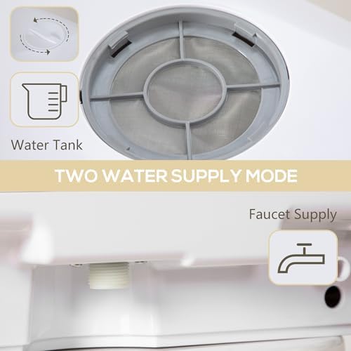 Table Top Dishwasher No Plumbing Built-in 6L Water Tank Black - Image 5