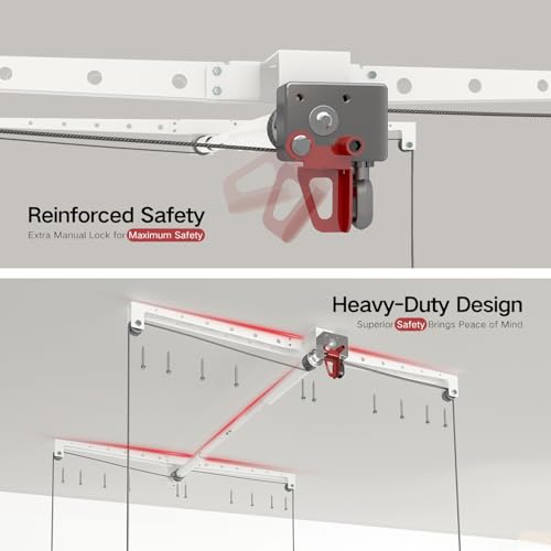 Garage Lift Storage Rack Adjustable Platform