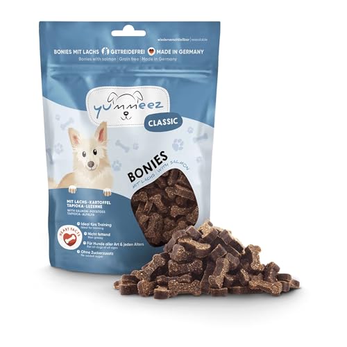 Yummeez Getreidefreier Hundeleckerli wie Kleine Knochen mit Hohem Fleischgehalt für Training oder Belohnungen, 175 g (1er Pack)