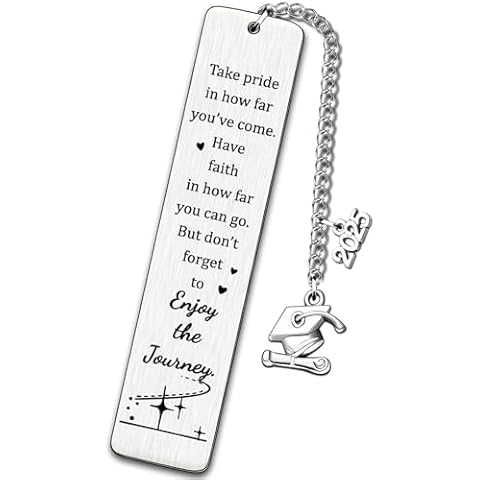 AMZQ Inspirational Graduation Bookmarks for 2025 Cover