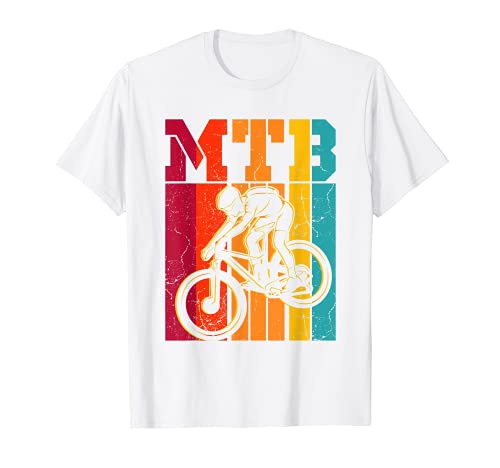 MTB Vintage Bike Fans Gift Boys Youth Bike MTB Camiseta